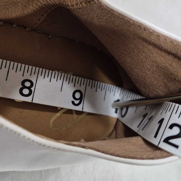 Pina2 espadrille sneakers women's 40 US 9.5 white soft leather tan Anthropologie - Picture 10 of 11